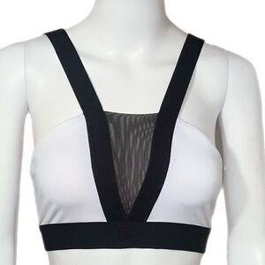 Mesh Inset Sports Bra LIVE LOVE DREAM by Aero (M)